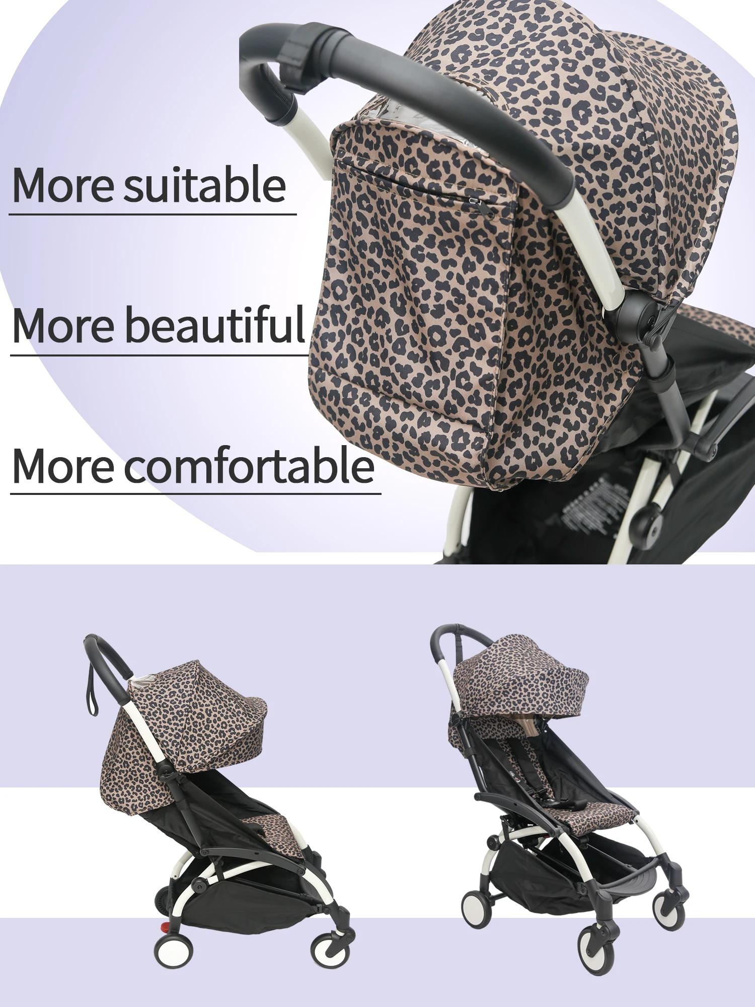 6 + auvent et matelas adaptés pour YOYO3 YOYO2 YOYA, tissu épais imperméable, imprimé léopard, couss