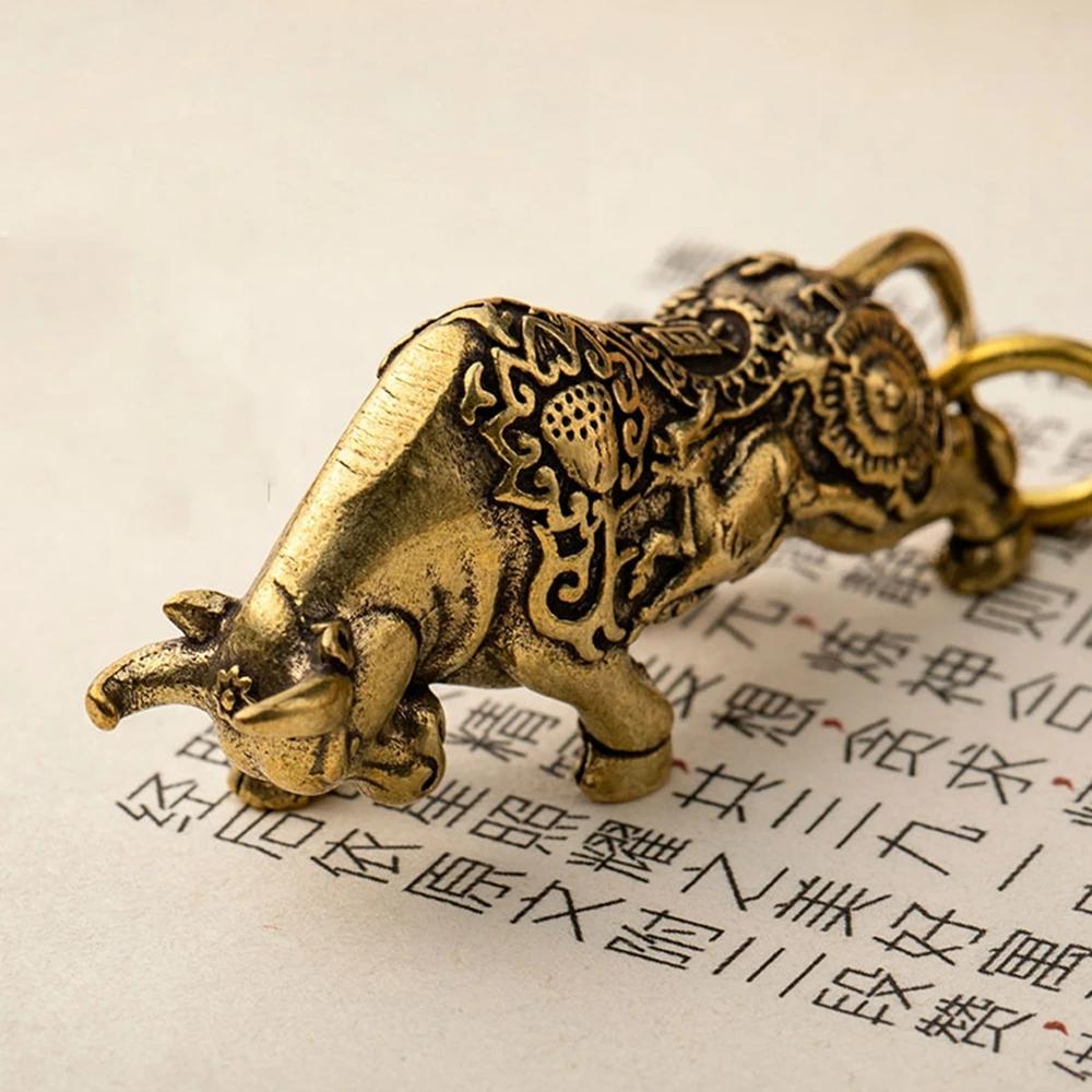 Statue d'animal en laiton jetable, ornement du zodiaque chinois, rat, bœuf, tigre, lapin, dragon, sa