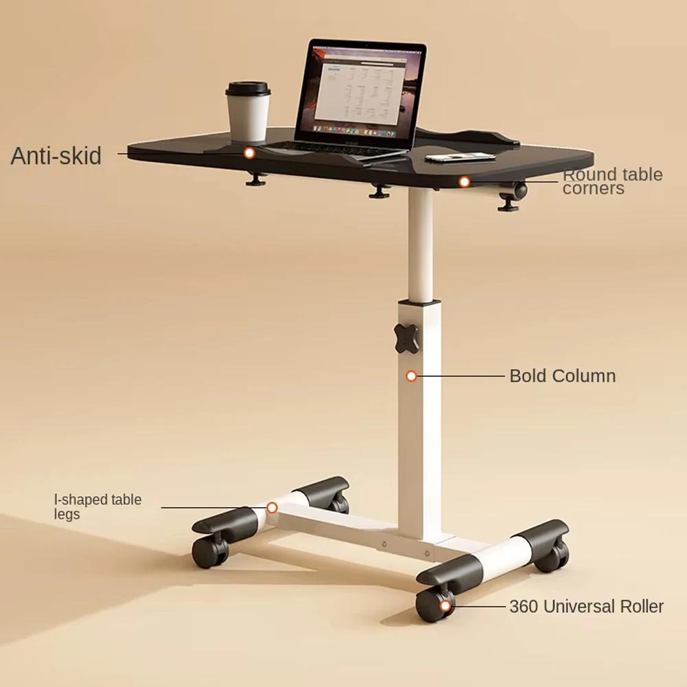 Table de chevet réglable en hauteur au-dessus du lit, Table de chevet d'hôpital avec bureau inclinab