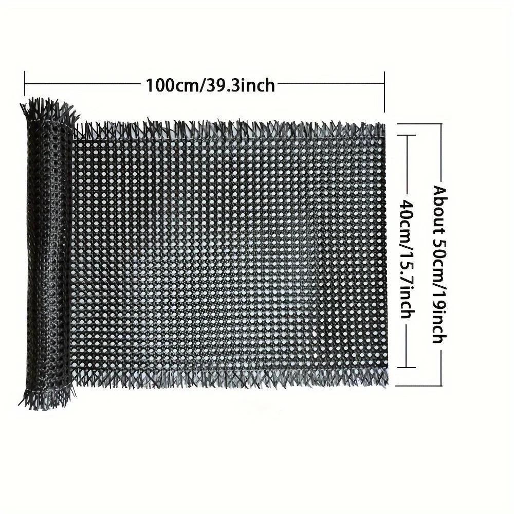Rouleau de rotin octogonal en plastique, 40-55cm de largeur 30-500cm de longueur, pour meubles, chai