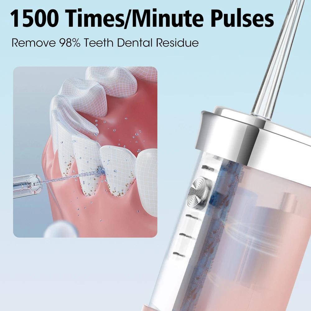 Irrigateur buccal électrique Portable, fil dentaire sans fil, choix de dents pour la maison, le voya