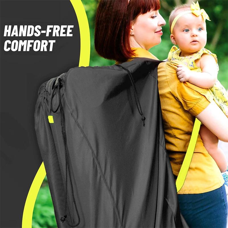 Grand sac de siège de voiture Oxford 420D, pour voyage en avion, poussette de bébé, housse anti-pous