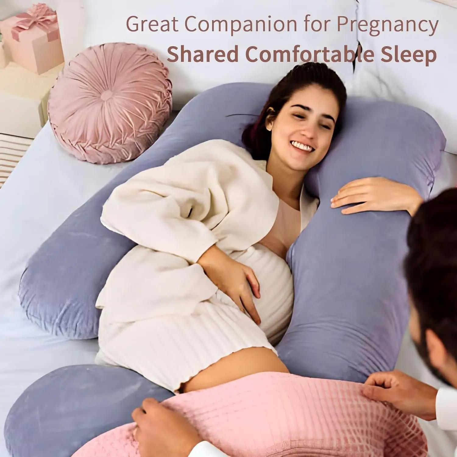 Oreiller de grossesse, oreiller complet en forme de G, oreiller de maternité pour dormeur latéral, o