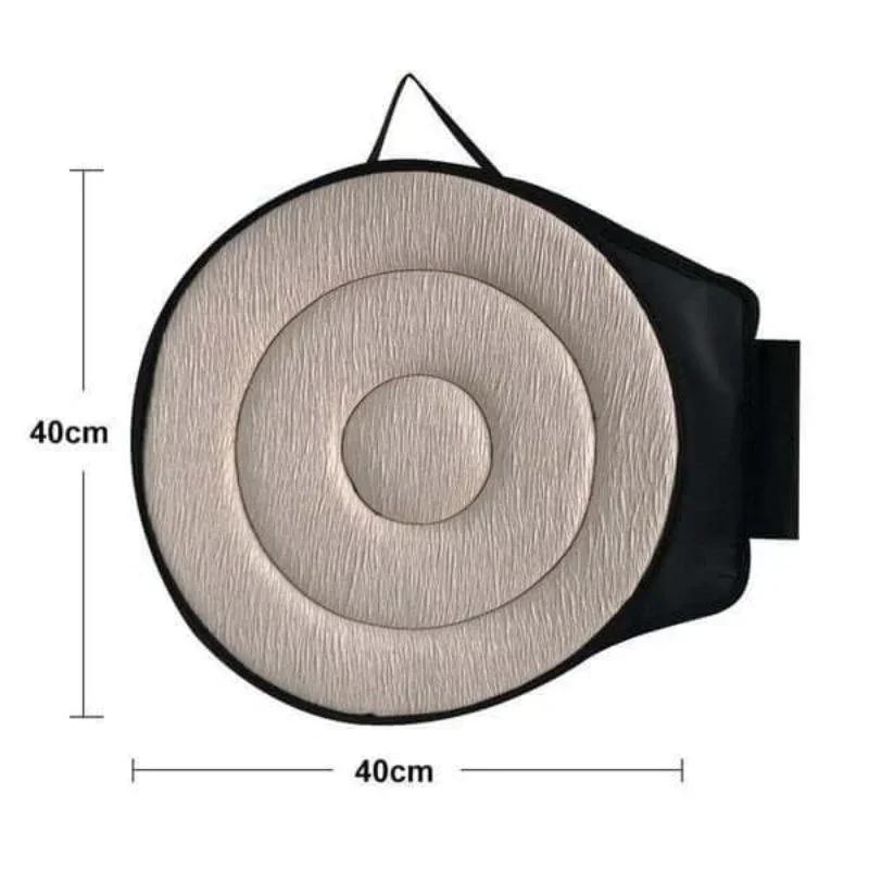 360 °   Coussin de siège rotatif, aide pour siège de voiture, coussin tournant, tapis en mousse à mé