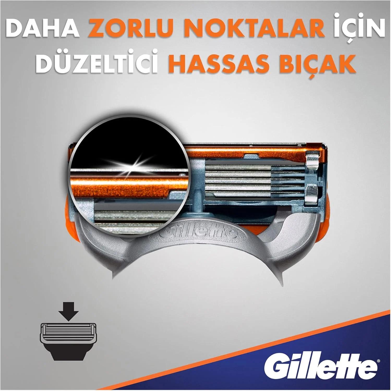 Rasoir Gillette Fusion5 pour hommes, ensemble de rasoirs pour hommes, lames de rasoir Gillette Fusio