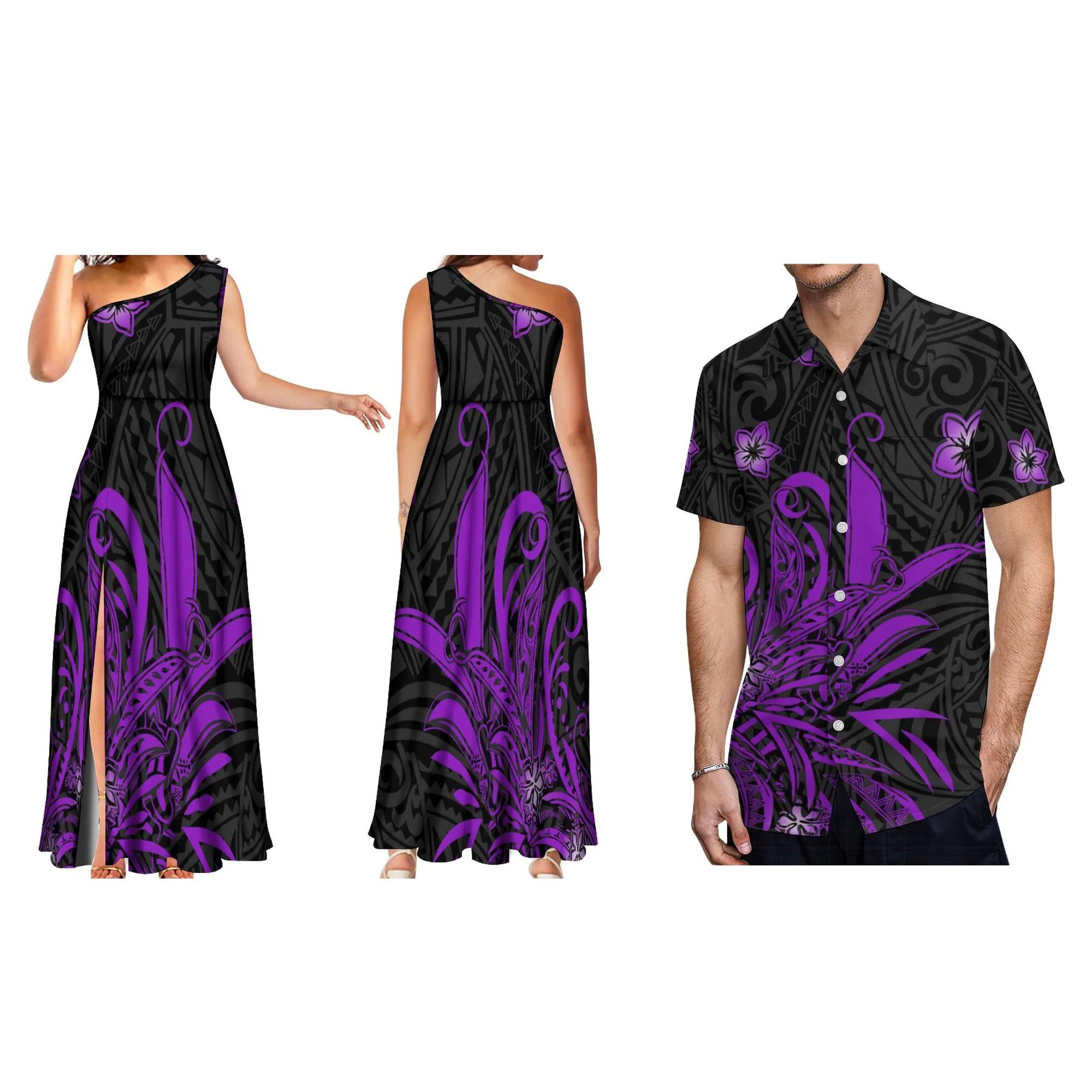 Robe Longue de Soirée en Fibre Maxi Personnalisée pour Femme, Vêtement à Fente Latérale, Imprimé Tri