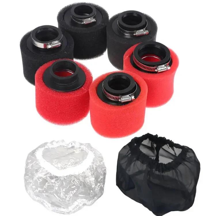 Nettoyeur de filtre à Air Double éponge 35/38/40/42/45/48mm, cou droit pour Dirt Pit Bike 50-200cc, 