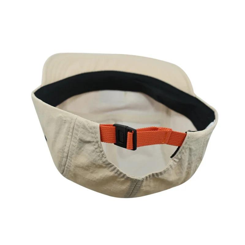 Casquette de Baseball à 5 panneaux, à la mode, à rabat, à séchage rapide, à bords plats, pour hommes