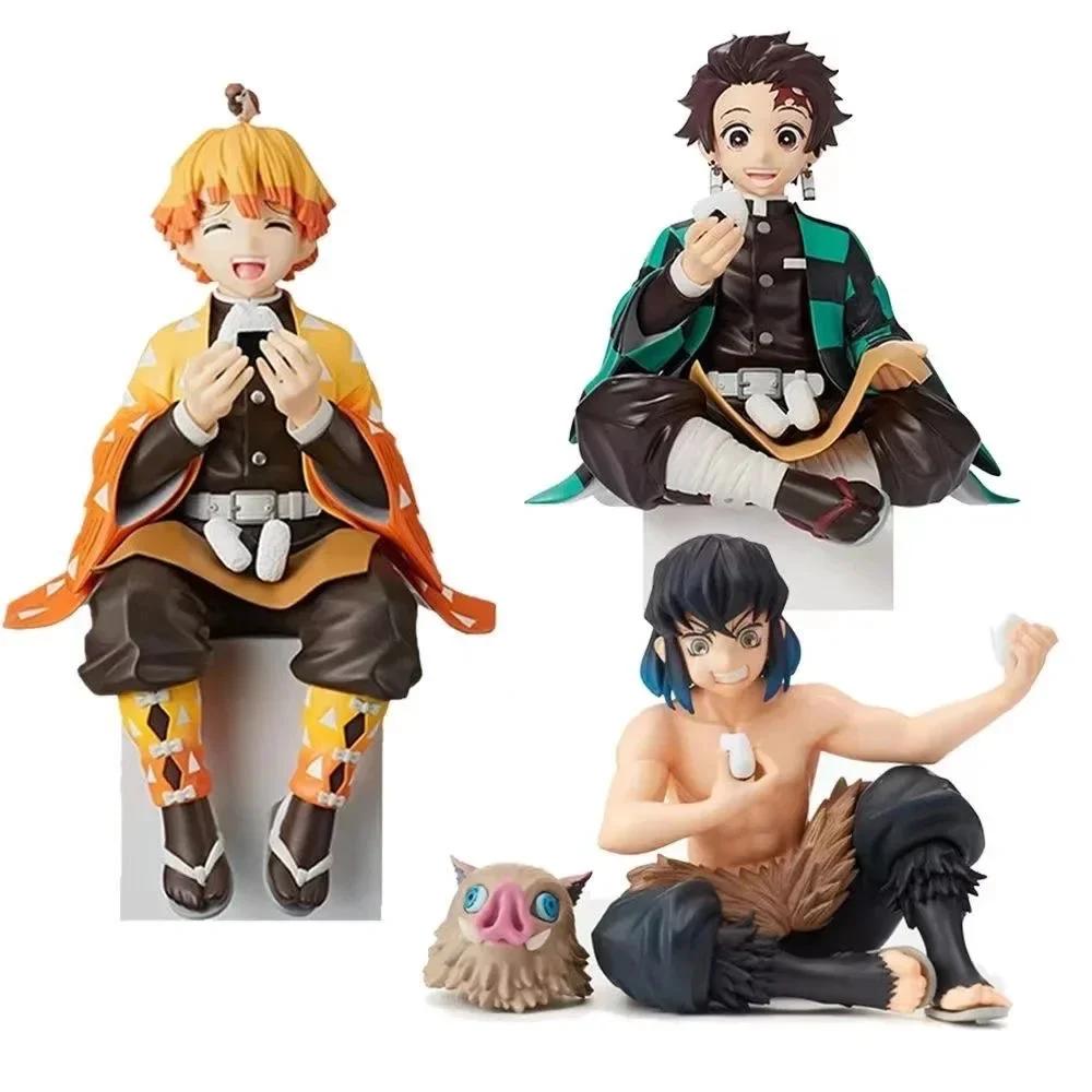 Figurines d'action Demon Slayer, Tanjirou Tomioka GiyuuZenitsu Kochou Nezuko, poupée de collection, 