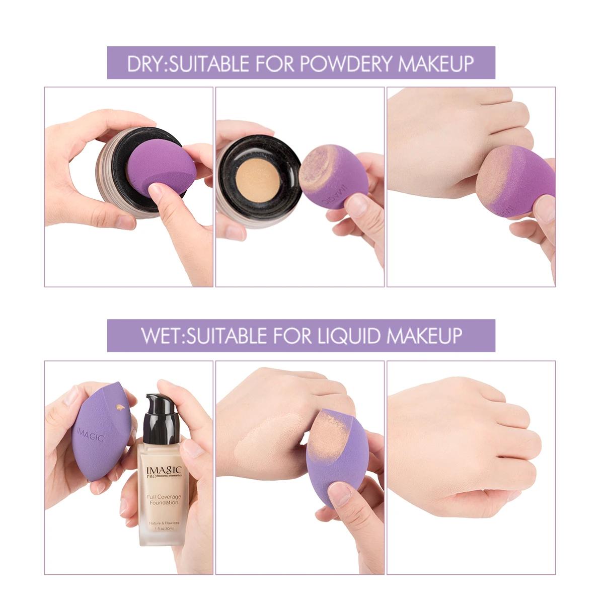 IMAGIC 10 pièces/KIT éponge de maquillage douce pour fond de teint crème anti-cernes vente en gros L