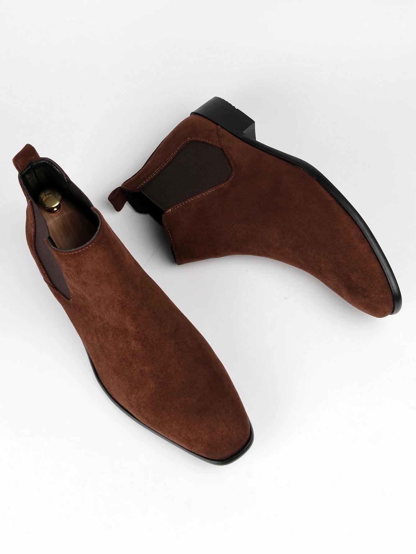 Bottes classiques à double élasticité pour hommes
