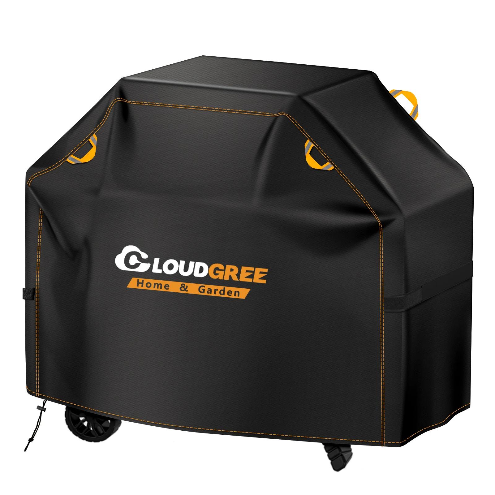 [Couvercle de barbecue à fil orange LG-210D] Housse de four à gaz de barbecue anti-déchirure avec co