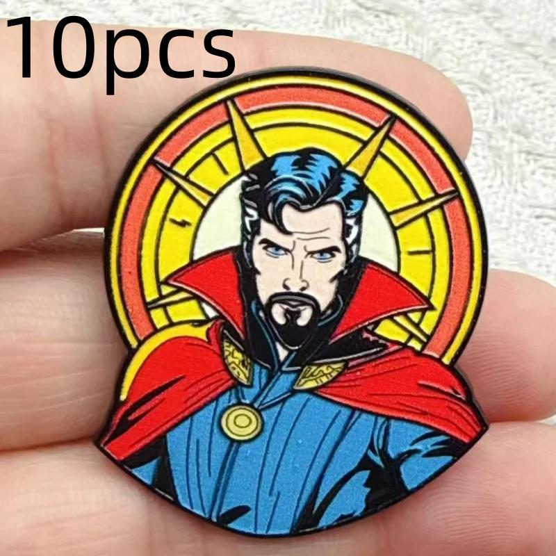 10 Pièces Broches Créatives en Alliage à l'effigie de Personnages de Dessins Animés pour Accessoires