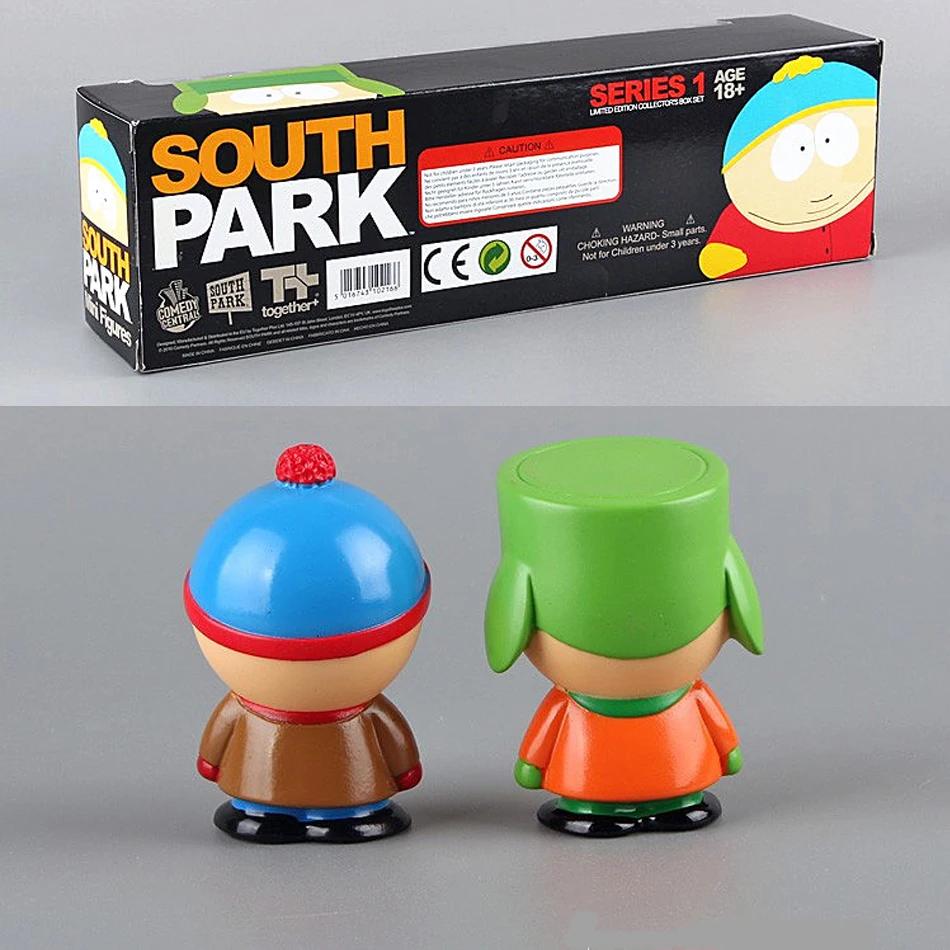 Ensemble de figurines d'action du parc du sud, 6cm, 5 pièces, jouet Stan Eric, poupée du parc austra