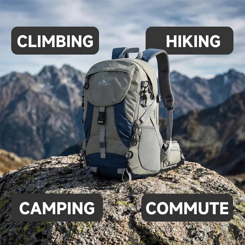 Sac à dos de randonnée unisexe pour l'extérieur, léger, professionnel, pour l'alpinisme, les sports,