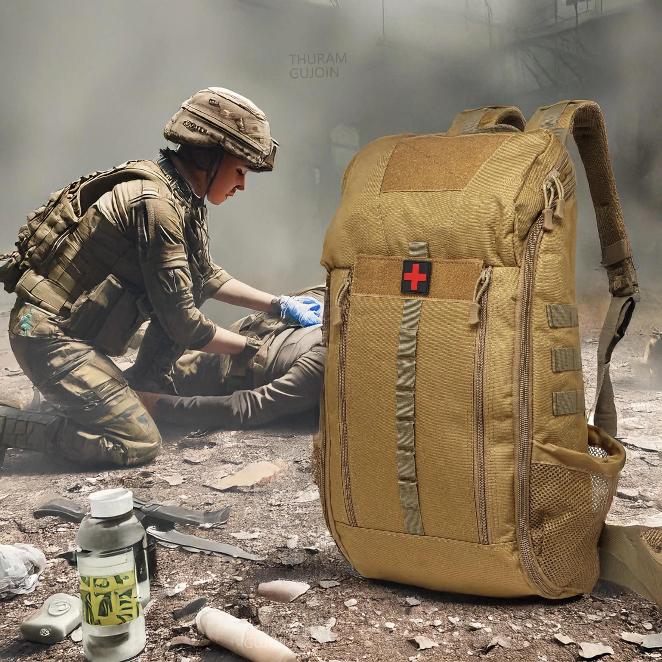 THURAM 40L sac à dos médical tactique étanche sac de premiers secours pour randonnée Trekking chasse