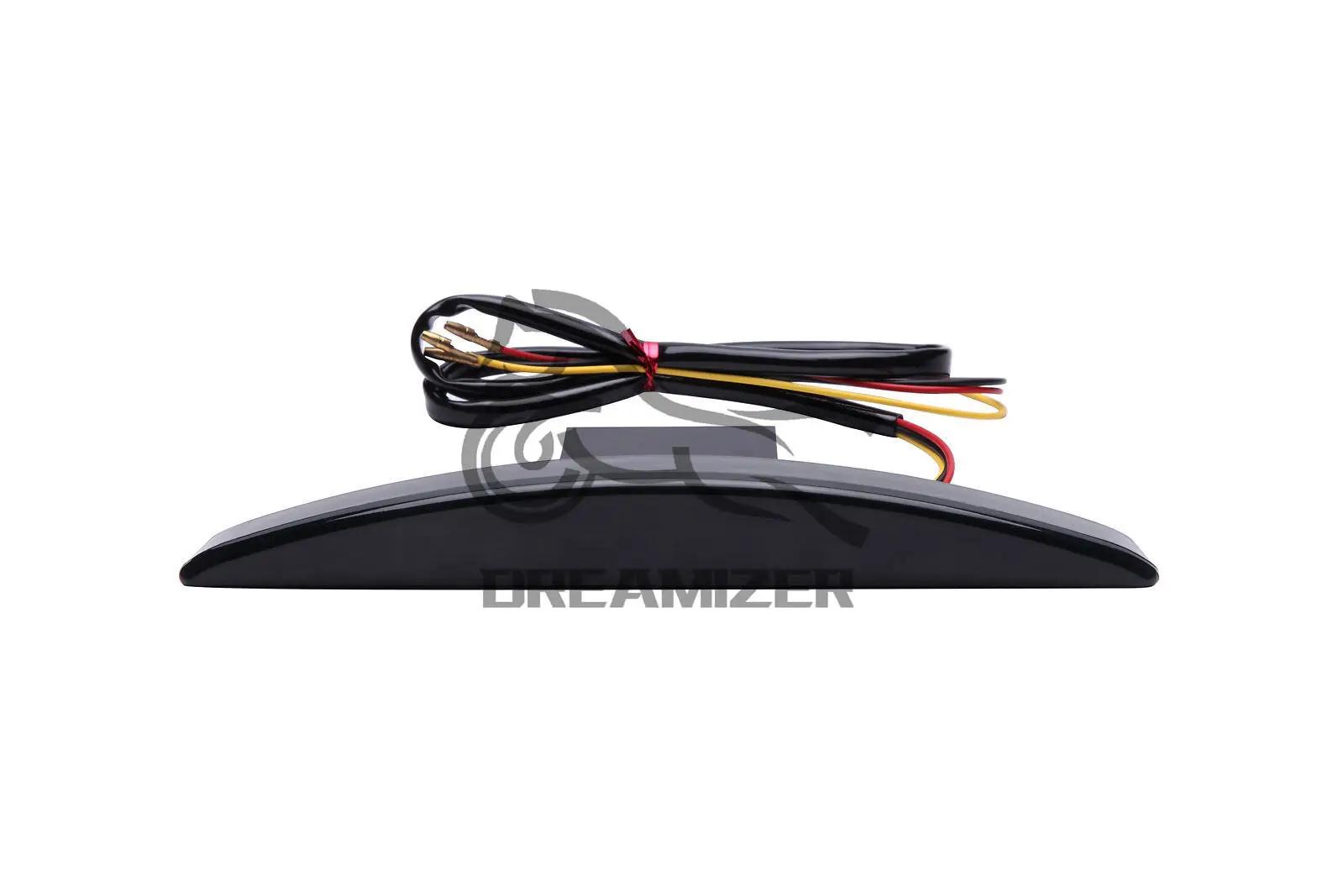 Feu arrière de frein à LED rouge pour vélo moto Touring Sportster XL 883 1200 Cafe Racer feu arrière