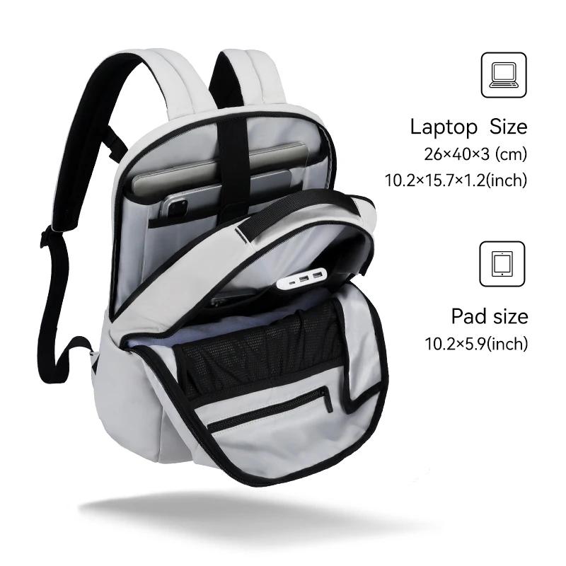 Sac à dos léger multi-poches pour ordinateur portable MARK RYDEN, sac d'affaires 15,6 pouces
