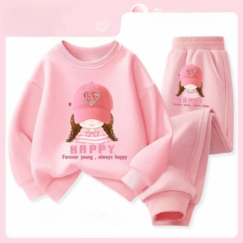 Ensemble bébé garçon automne T-shirt pantalon imprimé mode 2 pièces tenue décontractée survêtement