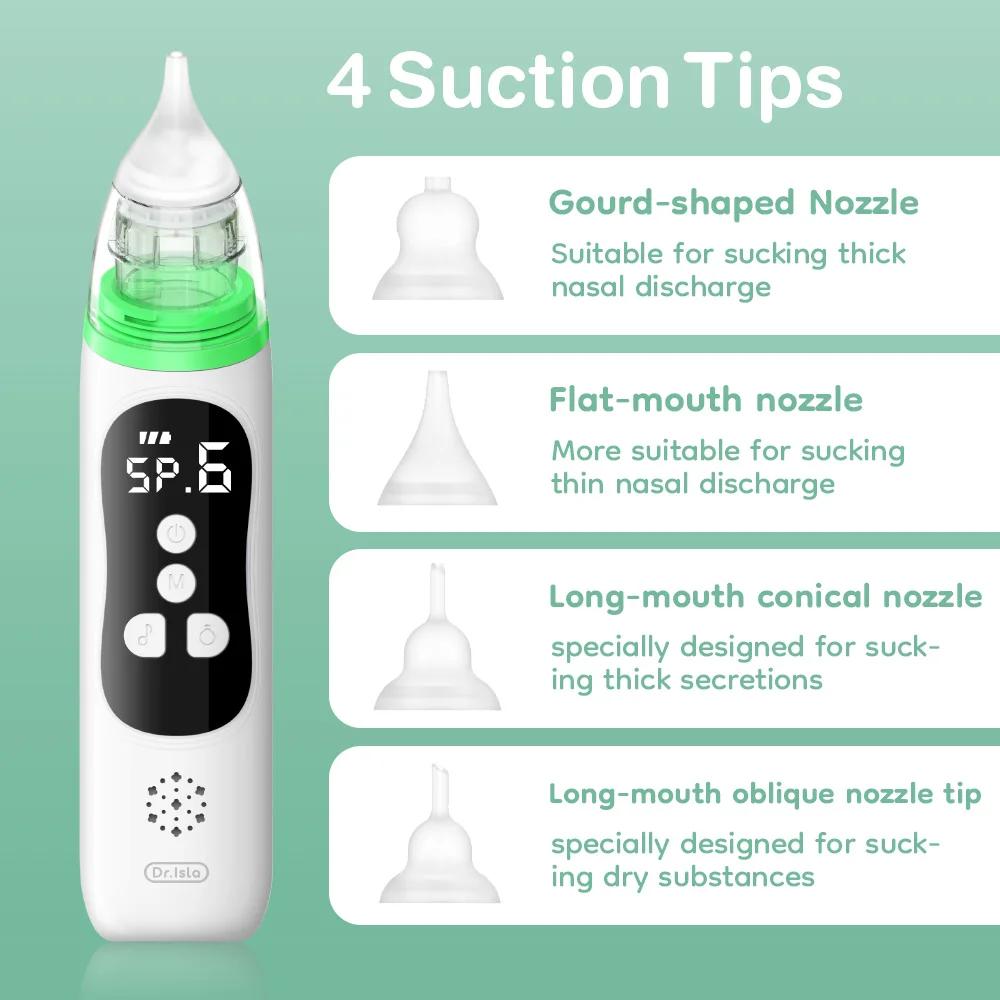 MAMIJOY bébé nez nettoyant Silicone réglable aspiration électrique enfant aspirateur Nasal sécurité 