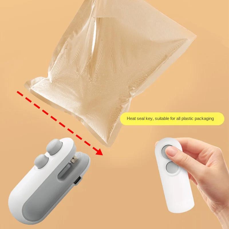 Machine à sceller les sacs sous vide, scelleuse d'emballage de sacs en plastique, scelleuse à Clip, 