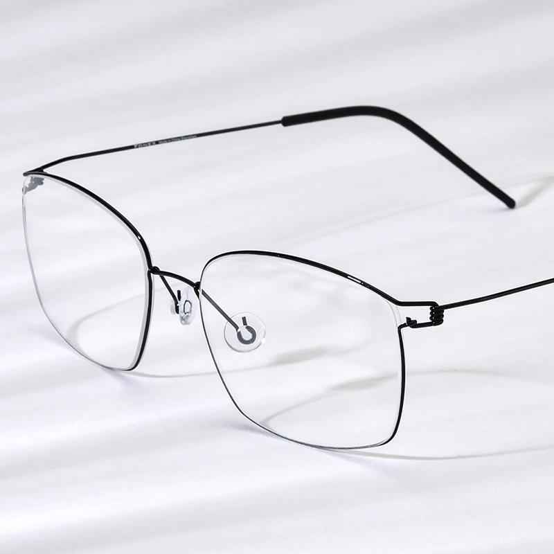 FONEX alliage de titane lunettes cadre hommes marque Design lunettes ultraléger danemark corée Morte