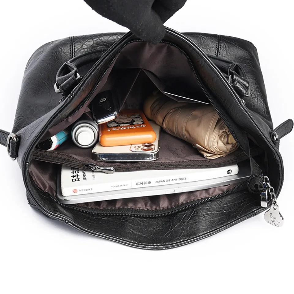 Sacs à main en cuir PU souple de marque authentique, sacs à poignée supérieure de créateur, sacs à b
