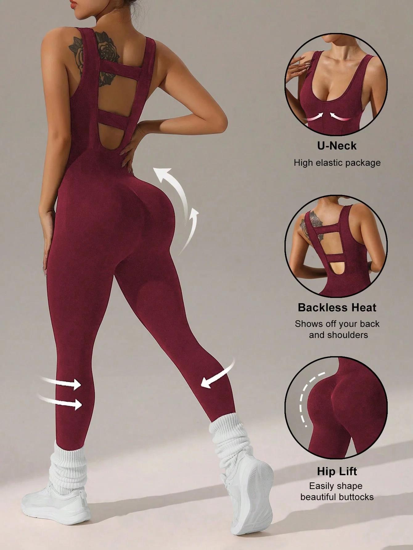 Combinaisons pantalons gilet pour femmes, 4 couleurs disponibles, design sexy gilet creux, combinais