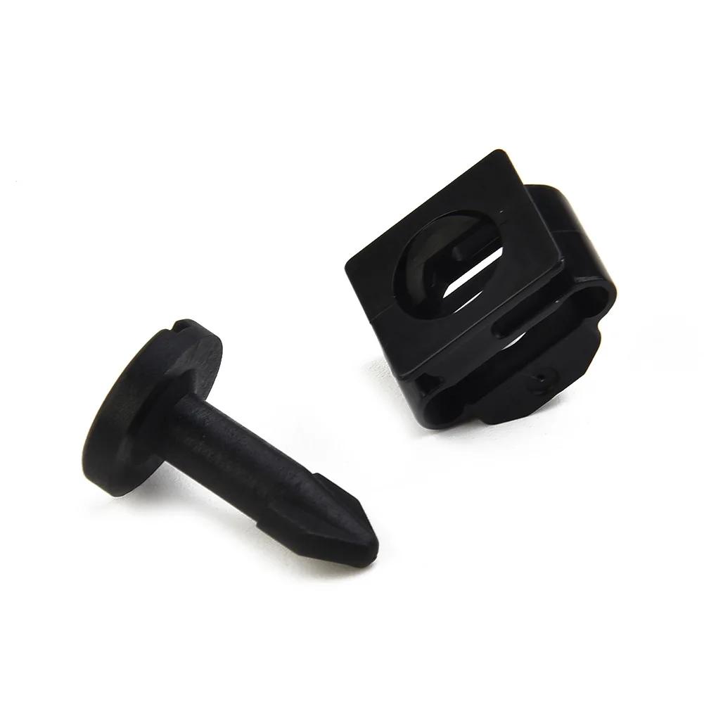 Couvercle de moteur en plastique pour Honda, 2 pièces, Kit d'œillets de maintien, Clips pour capot