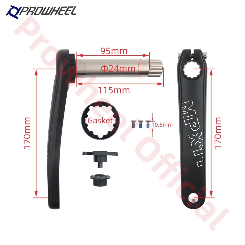 PROWHEEL MPX11 pédalier de vélo de montagne 170mm 175mm 8/9/10/11/12 vitesses support inférieur de m