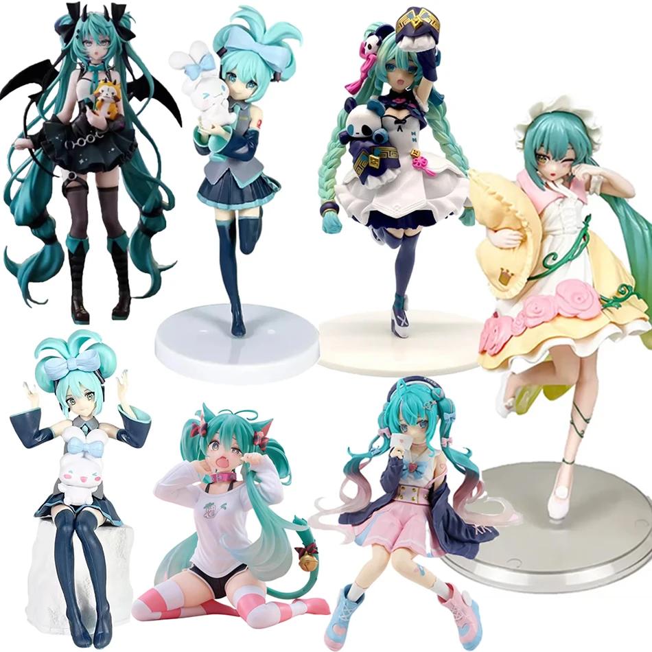 Animation Anime belle fille Hatsune Miku fait à la main diable Hatsune Miku chat oreille Hatsune Mik