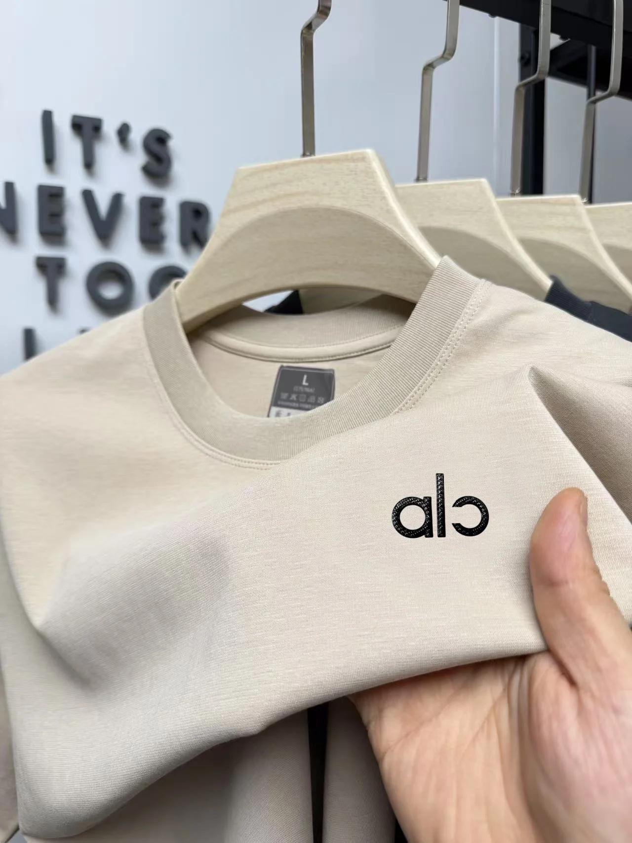 T-shirt à col rond avec badge lettres, nouvelle collection été, marque de mode de luxe, personnalisé