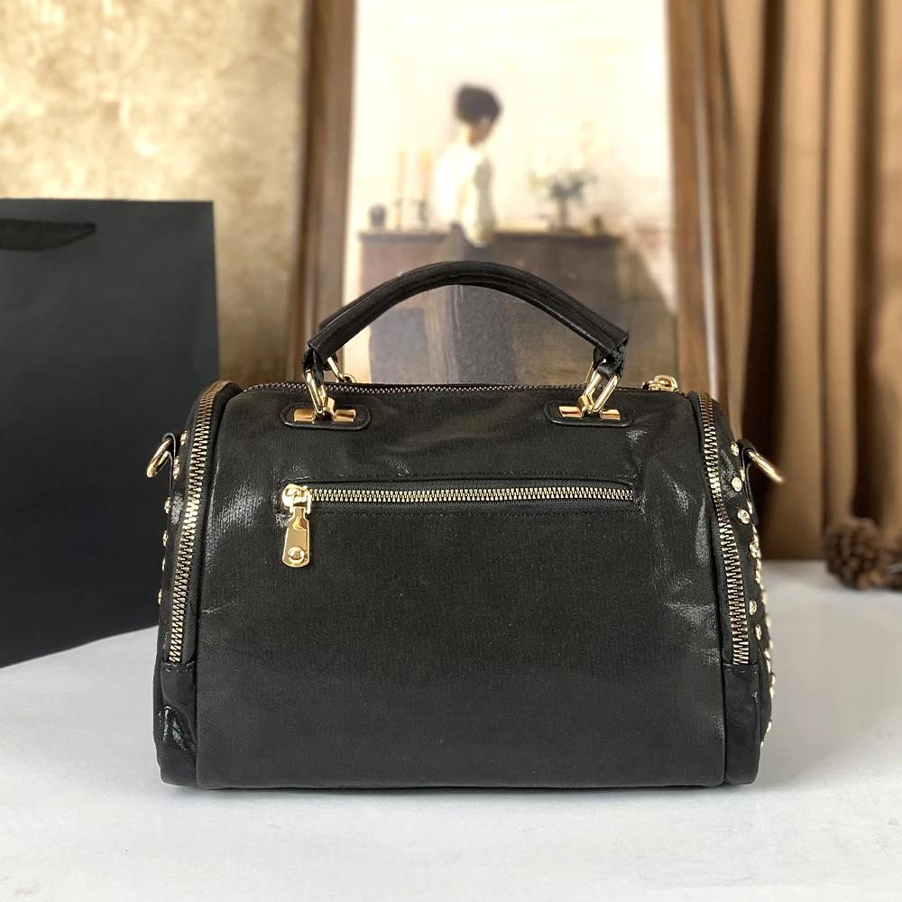 Sac à main à bandoulière de Style Punk clouté en diamant pour femmes, tendance haut de gamme, grande