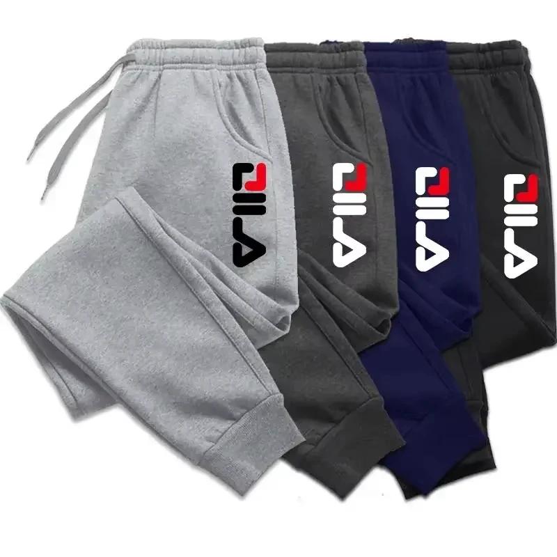 Automne hiver hommes Joggers cordon pantalons décontractés polaire pantalons de survêtement entraîne