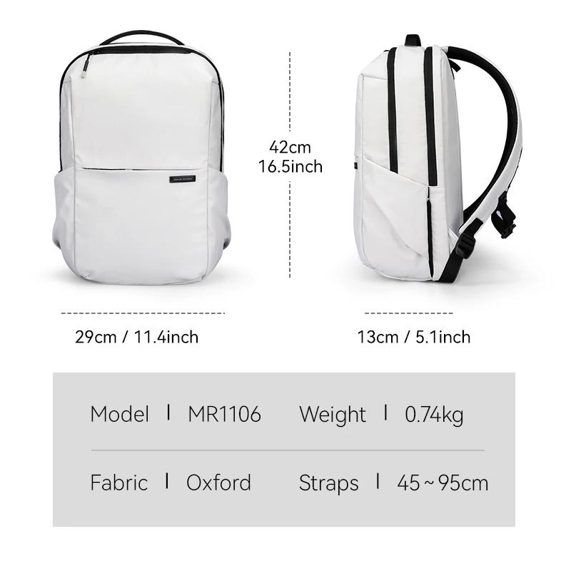 Sac à dos léger multi-poches pour ordinateur portable MARK RYDEN, sac d'affaires 15,6 pouces