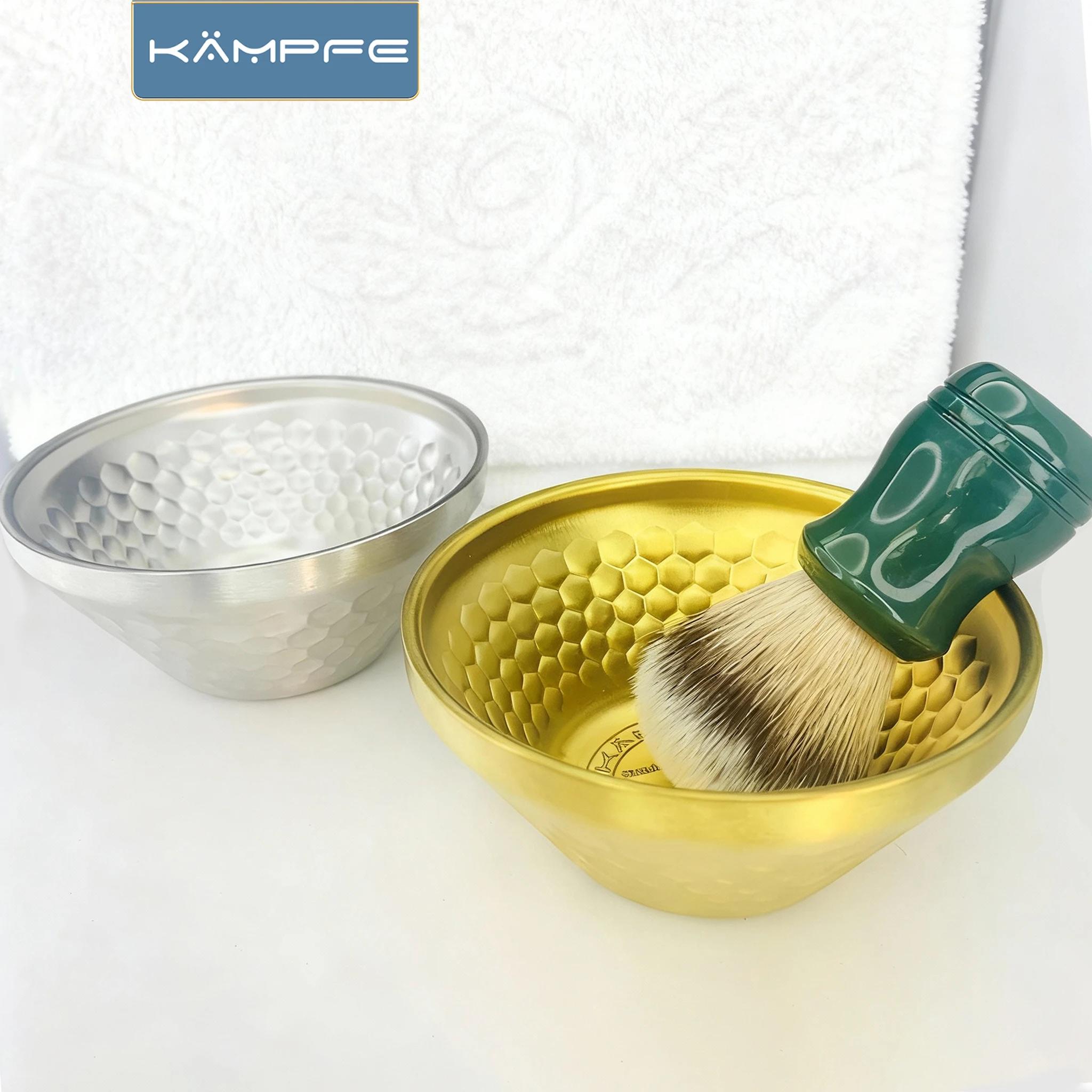 KAMPFE Bol à raser en acier inoxydable, double usage, pour la maison et les voyages, pour le nettoya