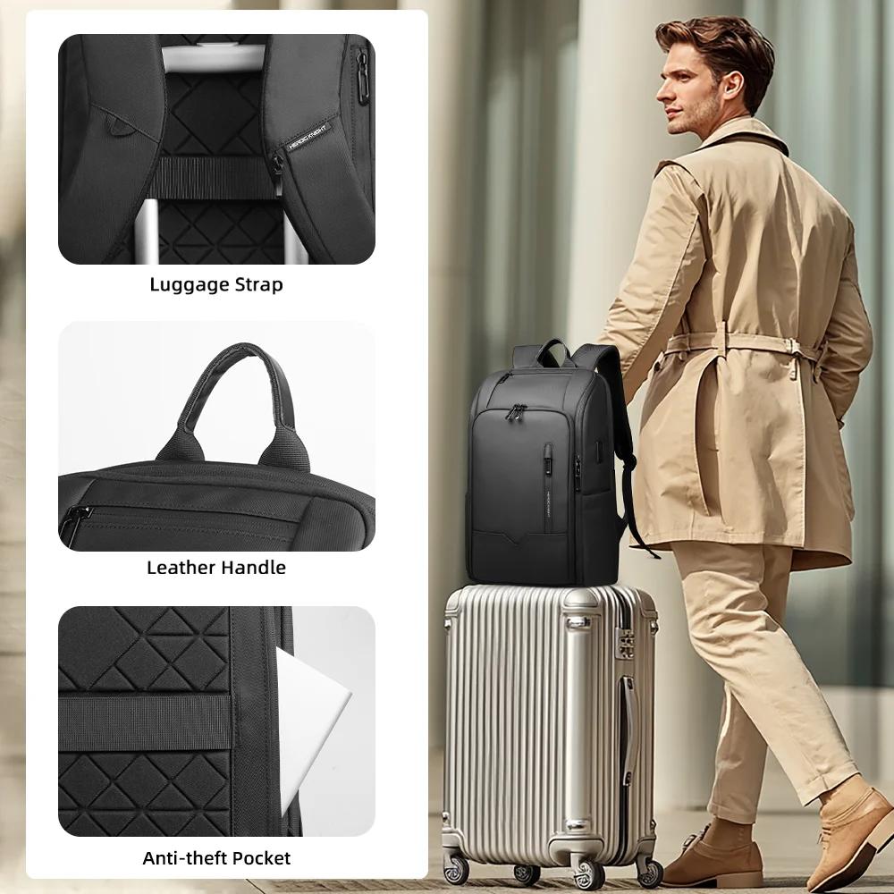 Sac à dos d'affaires Heroic Knight pour ordinateur portable de 15,6 pouces, grand sac à dos de voyag