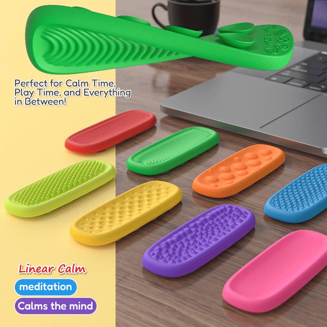 Bande sensorielle en Silicone, jouets Fidget pour enfants, décompression d'autisme, jouet apaisant, 