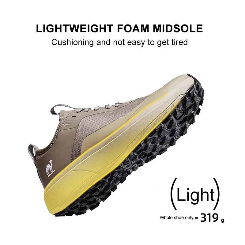 GOLDEN CAMEL Chaussures de sport pour hommes Baskets basses confortables et décontractées pour l'alp