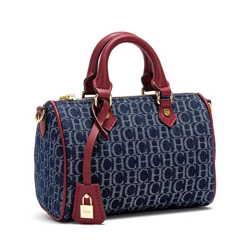 Sac à bandoulière pour femmes, sac d'oreiller d'épissure de Cowboy, sac à main de fête décontracté p
