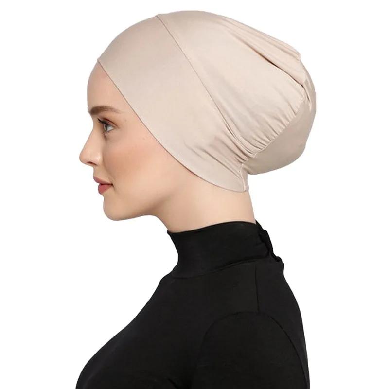 Bandeau Modal Hijab écharpe sous-capuchon Abaya Hijabs pour femme musulman Abayas Jersey Turbans Tur