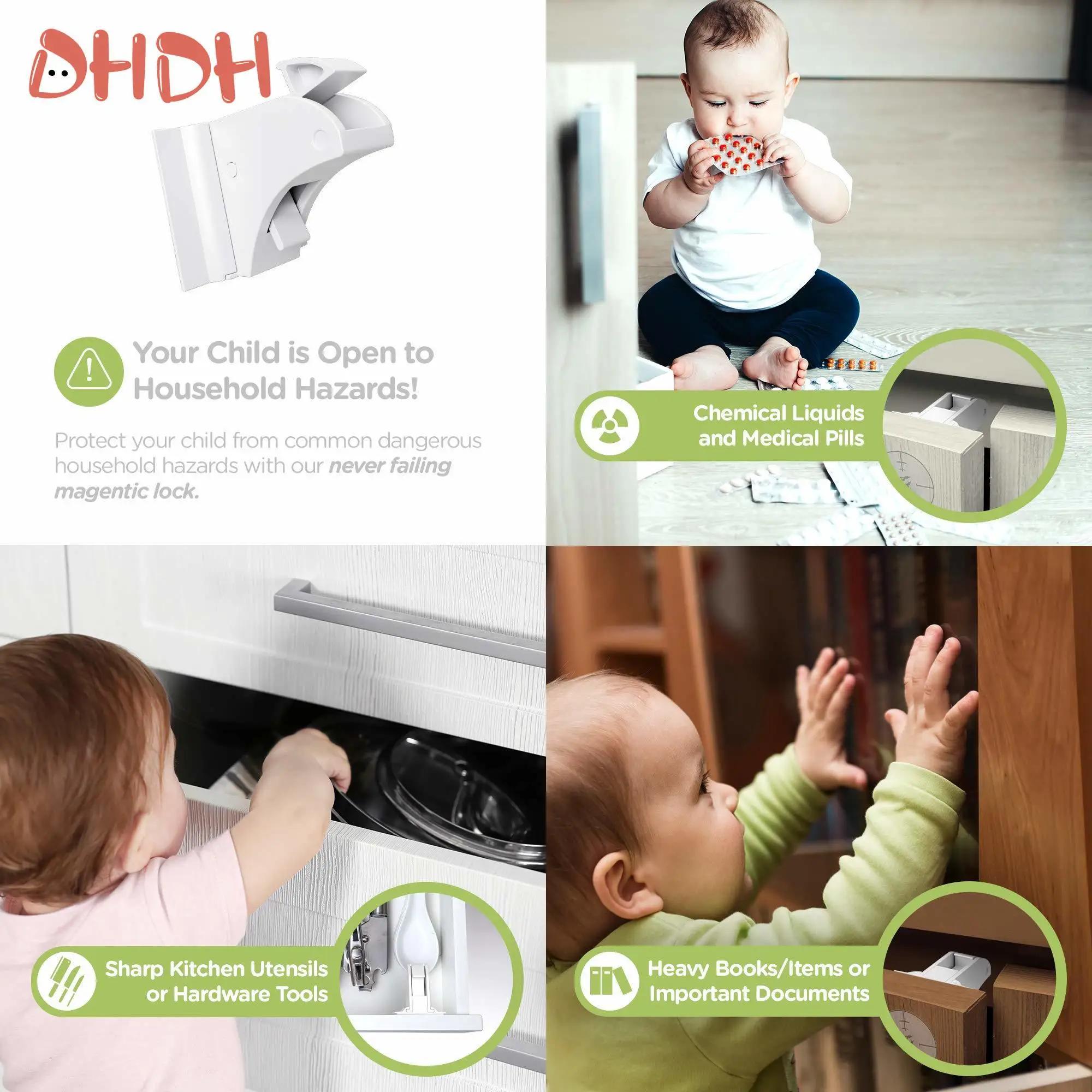 Serrure de sécurité magnétique pour bébé, nouveau Style, serrures d'armoire, accessoires de sécurité