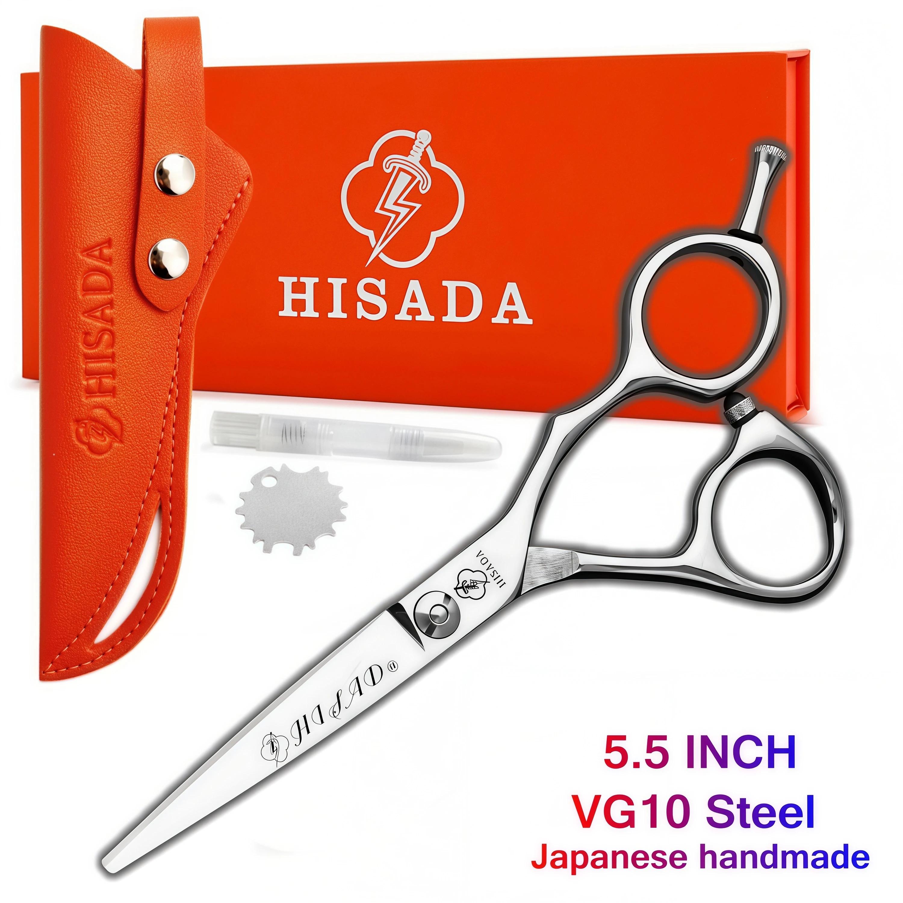 HISADA ciseaux de coiffeur 5.5 pouces ciseaux de coiffure professionnels japonais à la main VG10 mat
