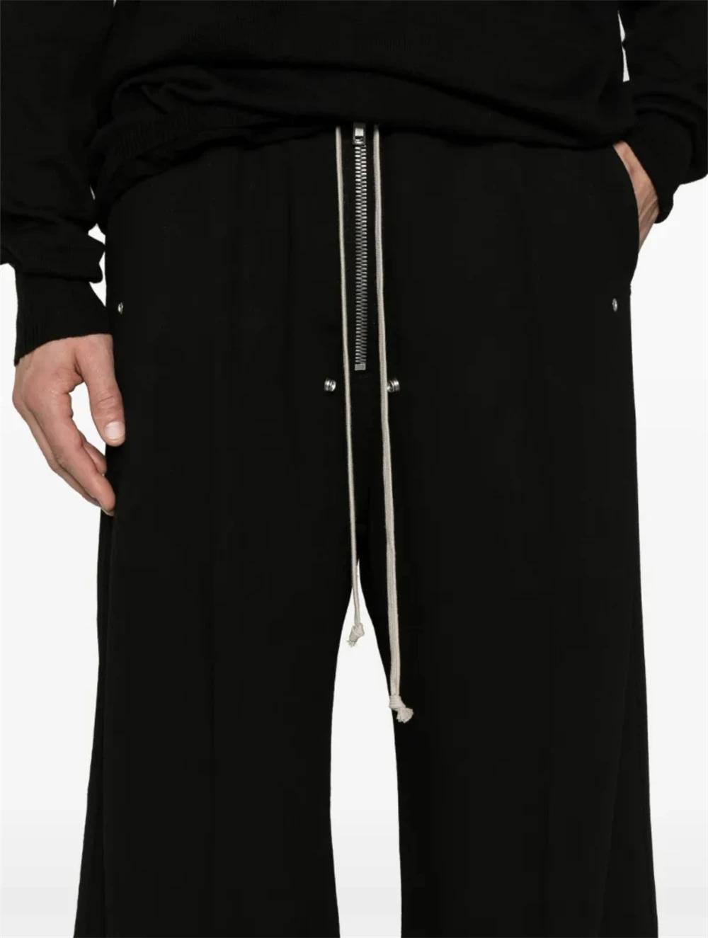 RO pantalon de survêtement à jambes larges avec cordon de serrage, pantalon de jogging Vintage de ha