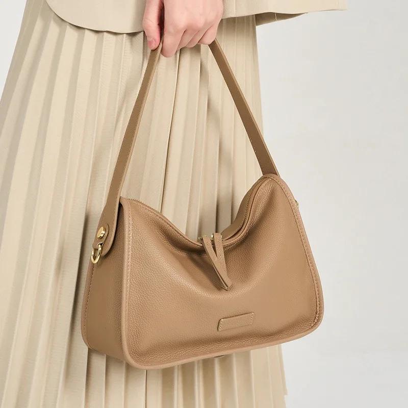 Nouveau sac à bandoulière de luxe léger pour femme, sac à main en cuir de vachette de haute qualité 