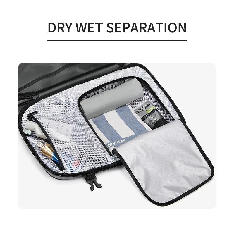 Sac à dos de voyage pour hommes, compression sous vide, sac à dos pour ordinateur portable de 17 pou