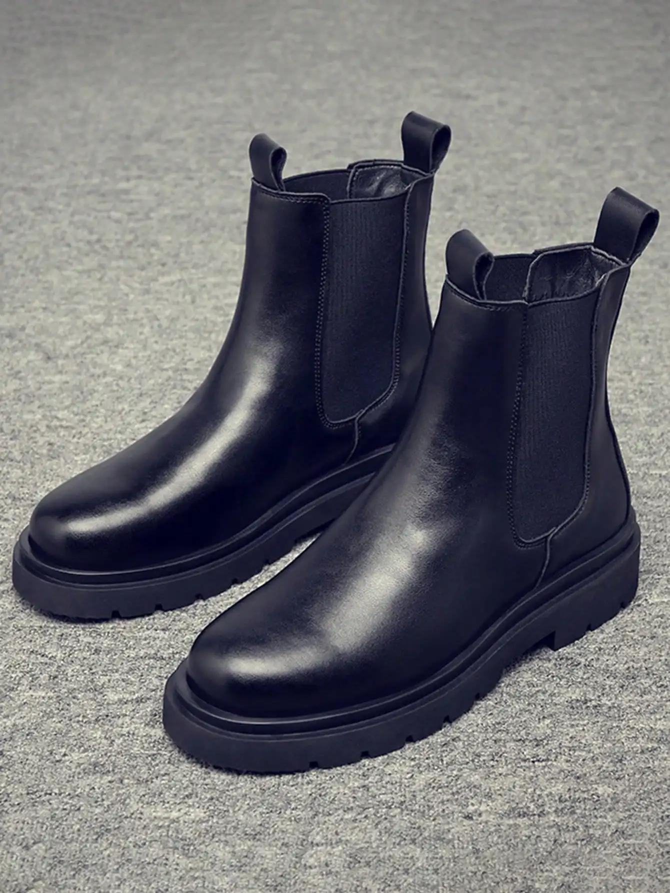 Bottines à double élasticité pour hommes