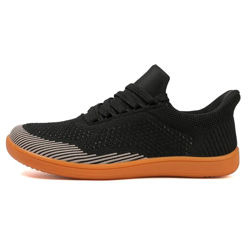 Grande taille 50 51 52 53 54 boîte à bout large pieds nus chaussures hommes chaussures en maille déc