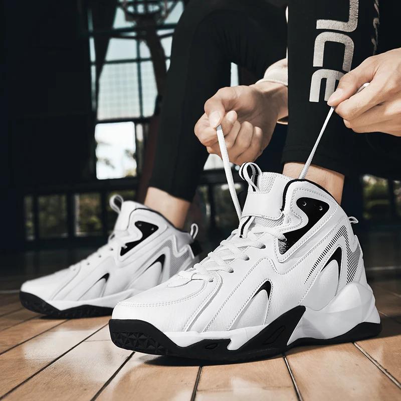 Baskets décontractées grande taille pour hommes quatre saisons chaussures de basket-ball légères et 