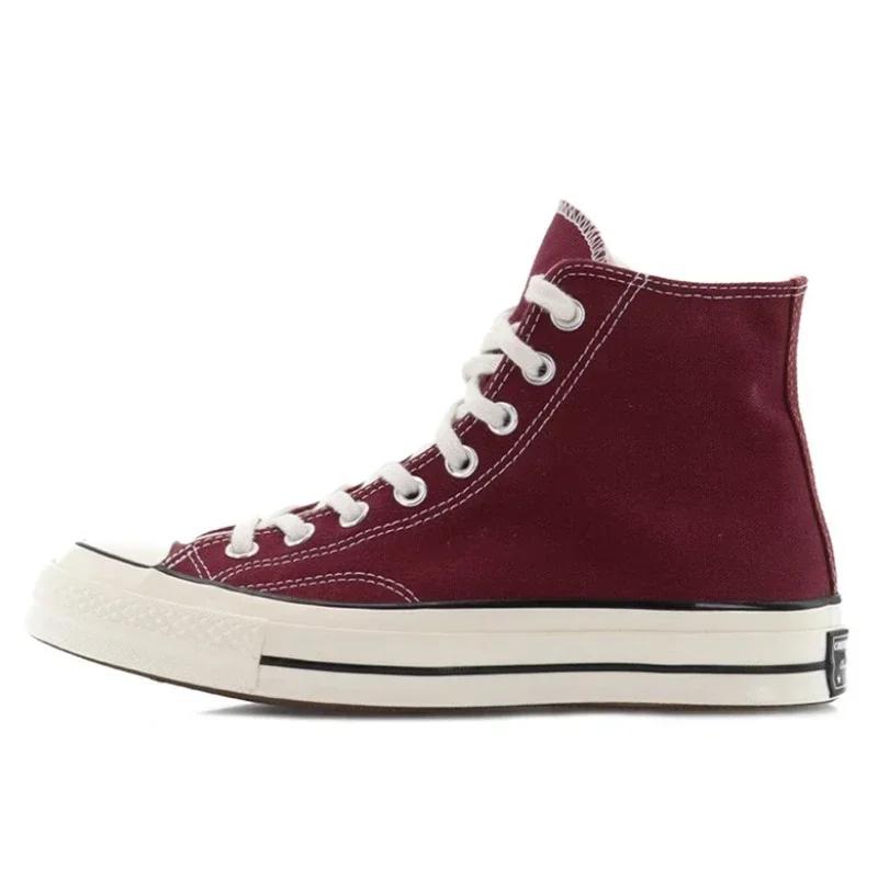 Converse 1970 High Canvas Chaussures décontractées pour hommes et femmes Noir Blanc Chuck Taylor All